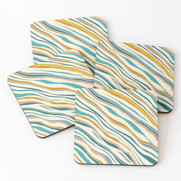 Item preview, Arte abstracto de líneas onduladas designed and sold by Enchanted Adventure .