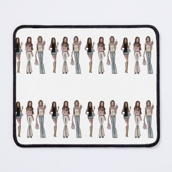 Item preview,  fashionable girls with shopping bags coffe matcha ice cream  designed and sold by Hi-Princess.