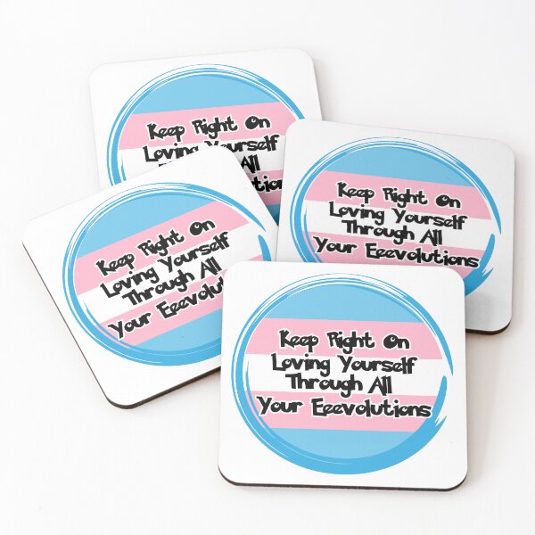 Item preview, Keep Right On Loving Yourself Through All Your Eeevolutions  designed and sold by queerspaceboy.