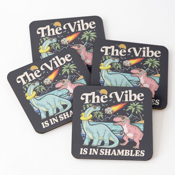 Item preview, The Vibe Is Dinosaur | Cute Retro Dino Aesthetic designed and sold by Krasnovaovaova.