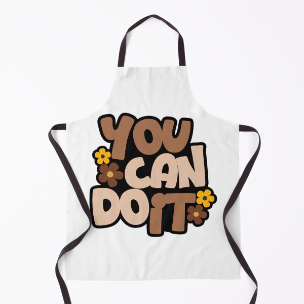 Item preview, Retro You Can Do It - Groovy Motivational Flower Quote designed and sold by aseelbrand.
