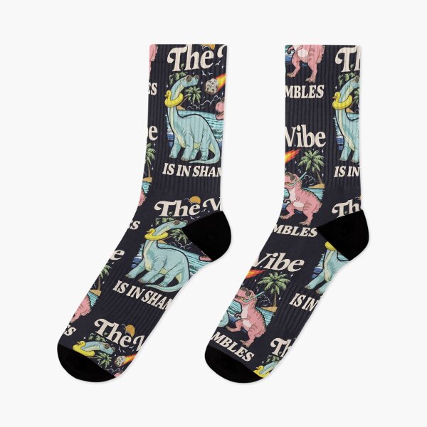 Item preview, The Vibe Is Dinosaur | Cute Retro Dino Aesthetic designed and sold by Krasnovaovaova.