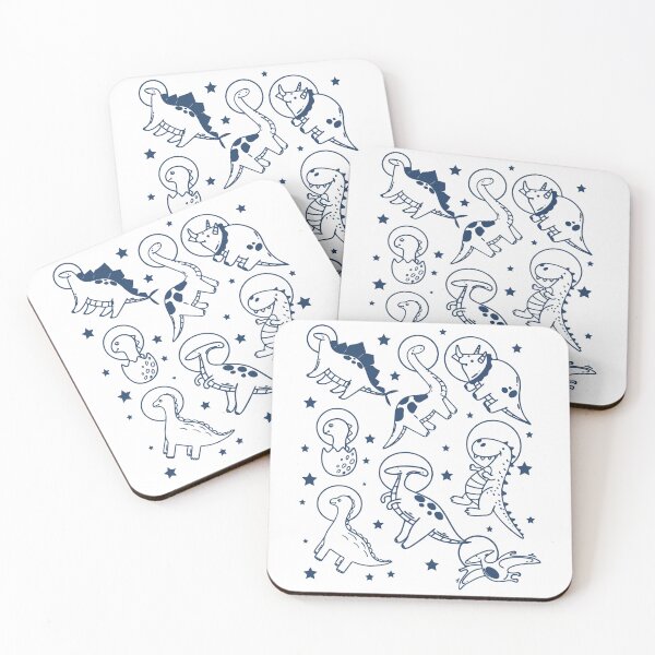 Item preview, Cute Ghost Dinosaurs | Spooky Kawaii Dino Pattern designed and sold by Krasnovaovaova.