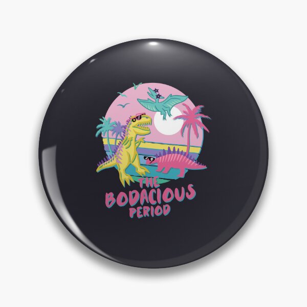 Item preview, Bodacious Period Dinosaur | Funny Retro Vaporwave Dino designed and sold by Krasnovaovaova.