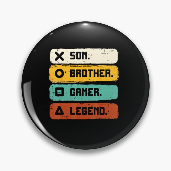 Item preview, Funny Family Gamer Quote Son Brother Legend Retro Gaming Style designed and sold by FGTV2021.