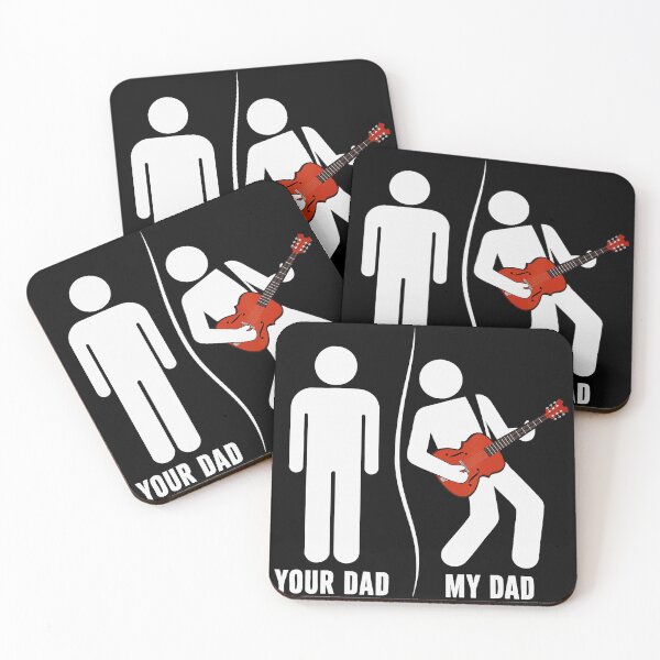 Item preview, Funny Guitar Dad Stick Figure Music Joke Retro Father designed and sold by zamiokaline.