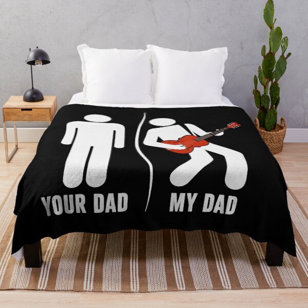 Item preview, Funny Guitar Dad Stick Figure Music Joke Retro Father designed and sold by zamiokaline.