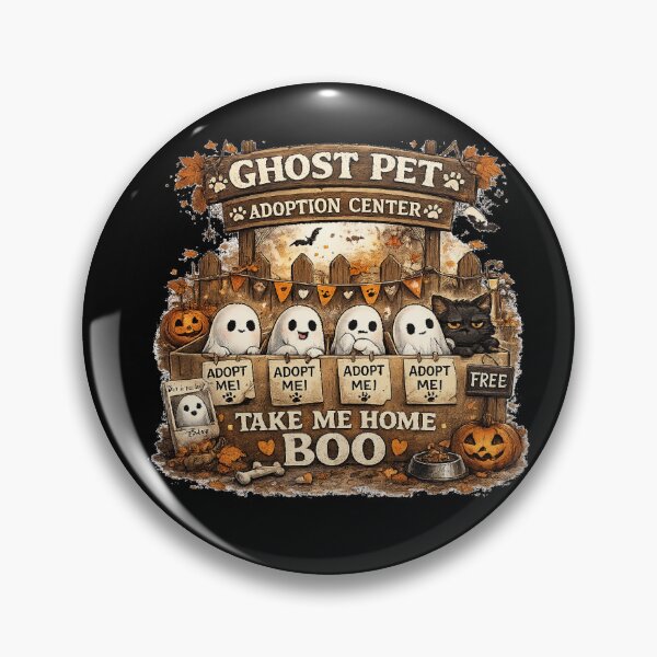 Item preview, Take Me Home Boo Ghost Pet Adoption Halloween Design  designed and sold by MotylekAnia.