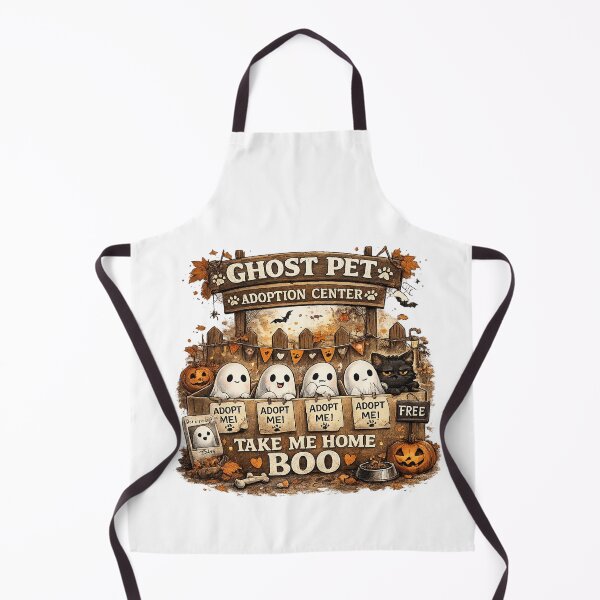 Item preview, Take Me Home Boo Ghost Pet Adoption Halloween Design  designed and sold by MotylekAnia.