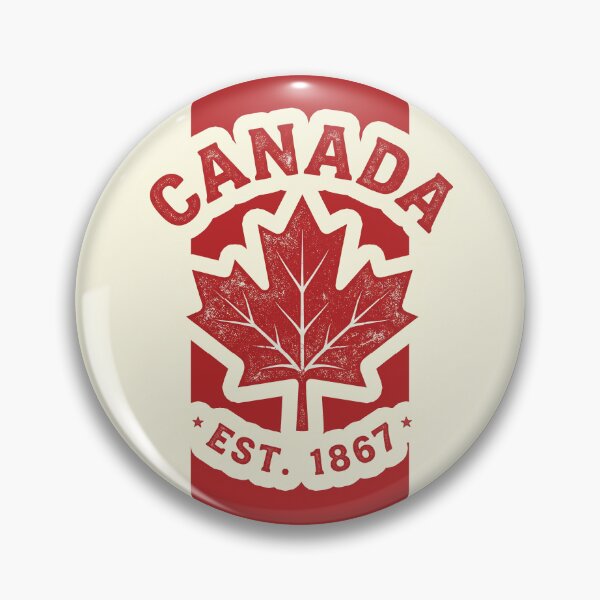 Item preview, Canada Maple Leaf Vintage Retro Patriotic Est 1867 designed and sold by DaVinciFeather.