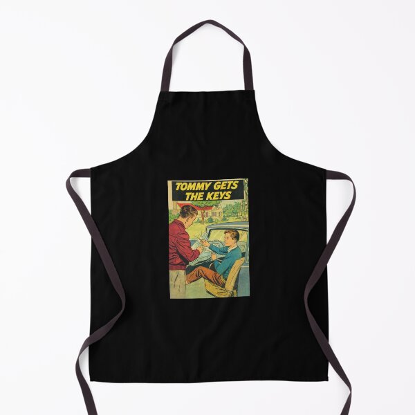Item preview, 1950s New Driver Moment – Dad Giving Teen the Car Keys Retro Comic Art designed and sold by Analog Aura .