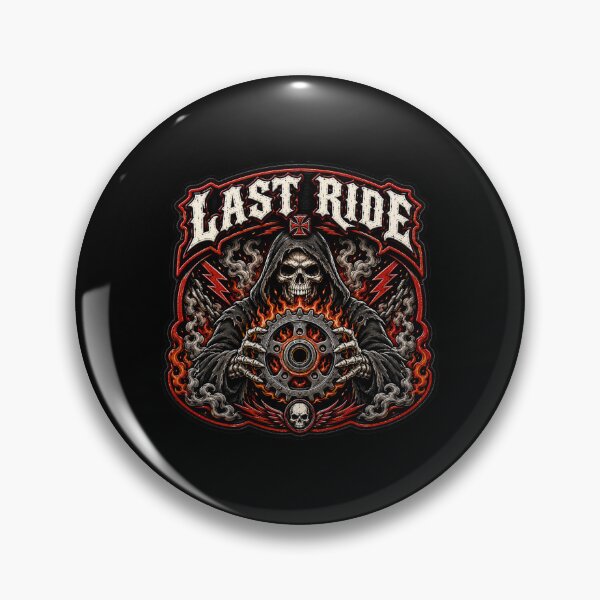 Item preview, Last Ride Skeleton Motorcycle Fans designed and sold by JacobSpace.