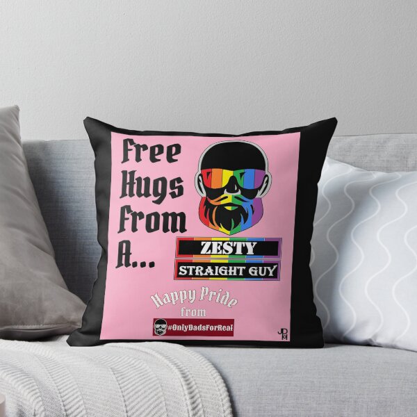 Item preview, Free Hugs Zesty Straight Guy (Pink) *More Colors Available in Collection designed and sold by OnlyDadsForReal.