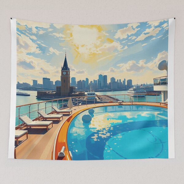 Item preview, Relaxing at the Old Port: Legendary view from Bota Bota designed and sold by Tama-sirth.