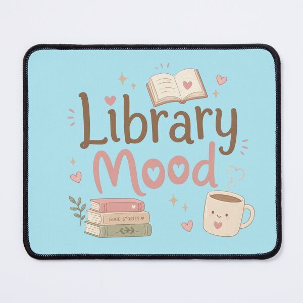 Item preview, Library Mood Cute Book Lover Aesthetic Design | Cozy Reading Vibes Sticker designed and sold by Sanika arts .