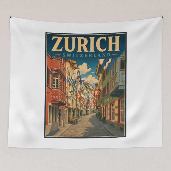 Item preview, Zurich - Switzerland designed and sold by GoodOldVintage.