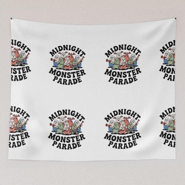 Item preview, Midnight Monster Parade Cute Halloween Band Design designed and sold by Raw Tigers.