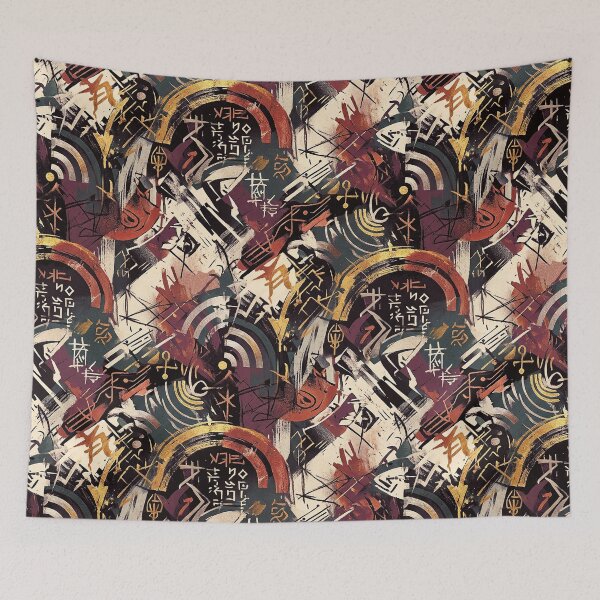 Item preview, Cryptic messages, abstract patterns, fragmented art designed and sold by ColdStarfish.