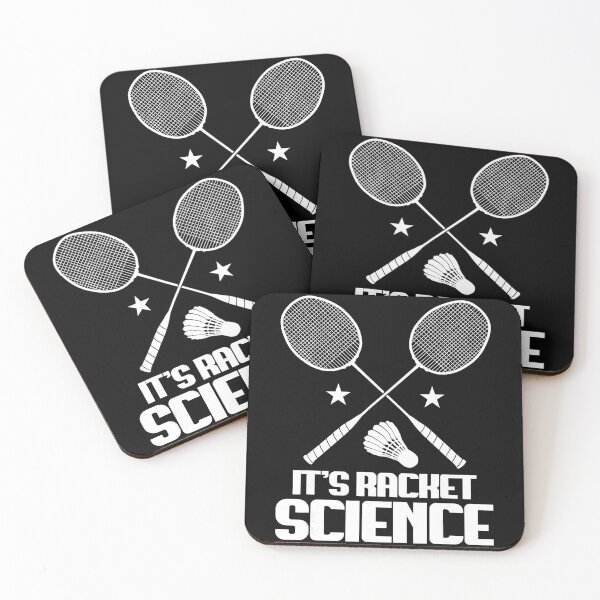 Item preview, Funny Badminton Racket Science With Shuttlecock Sports designed and sold by allistermariam.