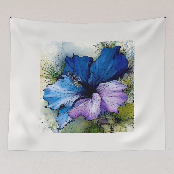 Item preview, Blue Crystal Hibiscus Garden #4 designed and sold by Helios Be. Lavsh.