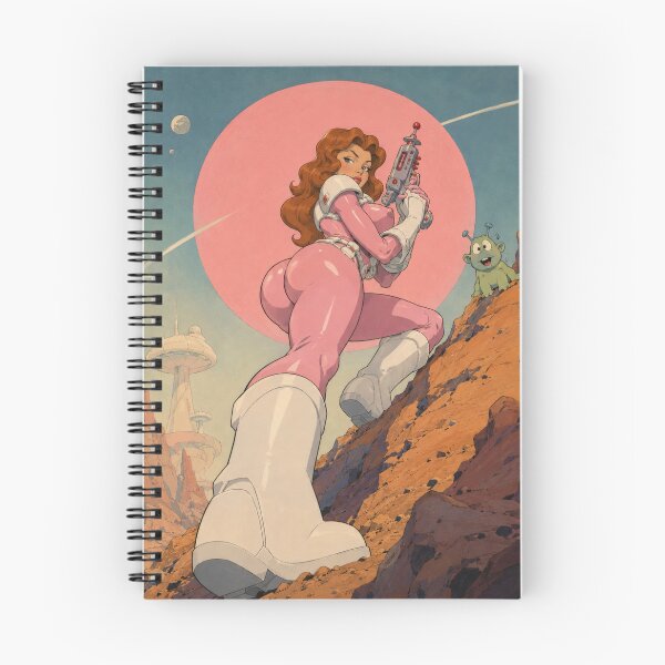 Item preview, Cosmic Vixen – Retro Sci-Fi VHS Animation Art designed and sold by  Hollow Moon Studios..