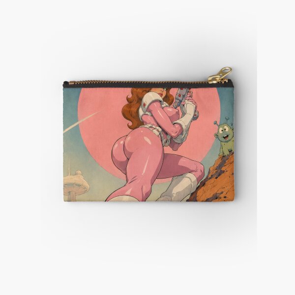Item preview, Cosmic Vixen – Retro Sci-Fi VHS Animation Art designed and sold by  Hollow Moon Studios..