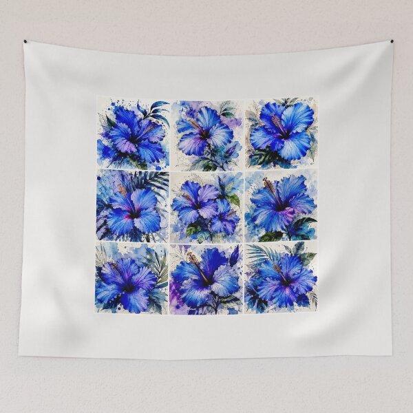 Item preview, Blue Crystal Hibiscus Garden #5 designed and sold by Helios Be. Lavsh.