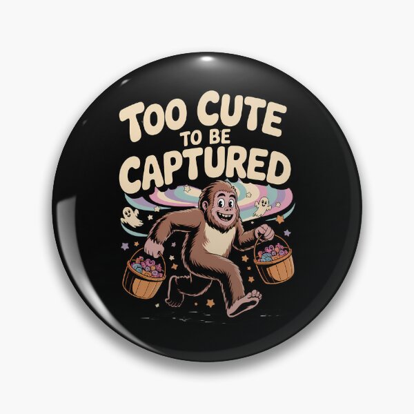 Item preview, Too Cute To Be Captured Bigfoot Halloween Candy Design designed and sold by Raw Tigers.