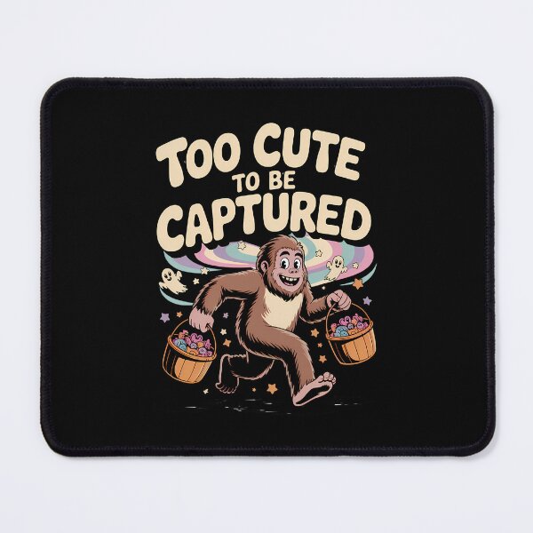 Item preview, Too Cute To Be Captured Bigfoot Halloween Candy Design designed and sold by Raw Tigers.