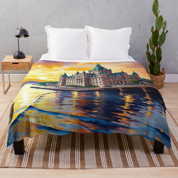Item preview, Castle of Dreams: Sunset over the St. Lawrence River designed and sold by Tama-sirth.