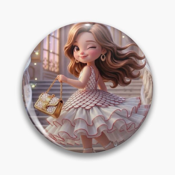 Item preview, Princess Winks On Stairs designed and sold by Azurart2.