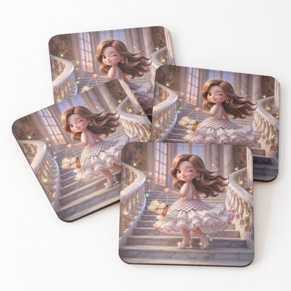 Item preview, Princess Winks On Stairs designed and sold by Azurart2.