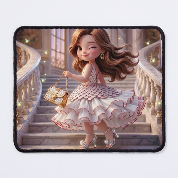 Item preview, Princess Winks On Stairs designed and sold by Azurart2.