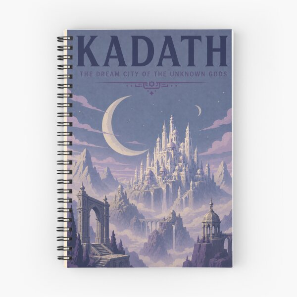 Artikelvorschau, Kadath Lovecraft Vintage Reiseposter Retro-Kunst entworfen und verkauft von Extravanganzza.