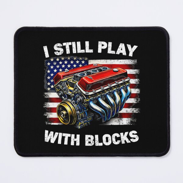 Item preview, Funny Mechanic Engine Block Joke Retro Car Guy Garage designed and sold by zamiokaline.