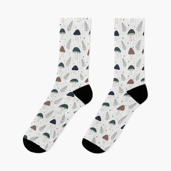Item preview, Moody Magical Mushroom Botanical Seamless Pattern designed and sold by xmoudx.