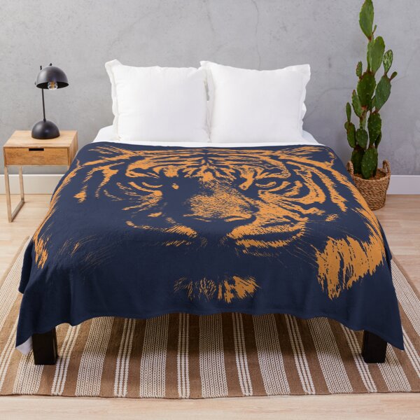 Item preview, Vintage Tiger Face, Fierce Big Cat Wildlife Art designed and sold by donwillisjrart.