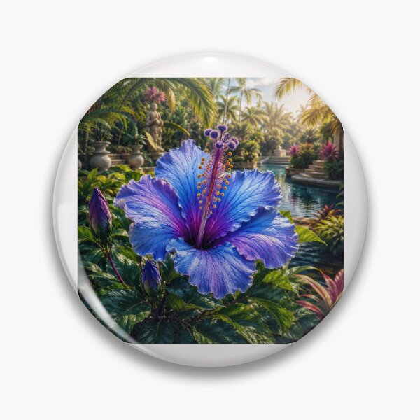 Item preview, Blue Crystal Hibiscus Garden #7 designed and sold by Helios Be. Lavsh.