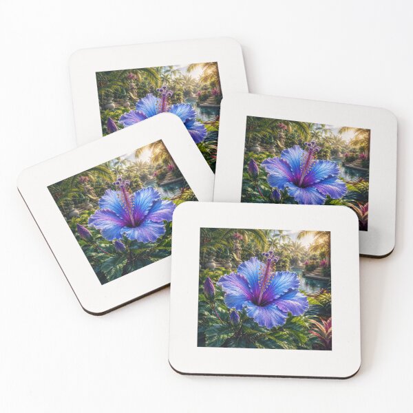 Item preview, Blue Crystal Hibiscus Garden #7 designed and sold by Helios Be. Lavsh.