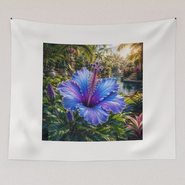 Item preview, Blue Crystal Hibiscus Garden #7 designed and sold by Helios Be. Lavsh.