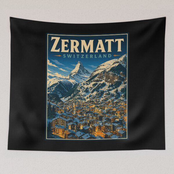 Item preview, Zermatt - Switzerland designed and sold by GoodOldVintage.