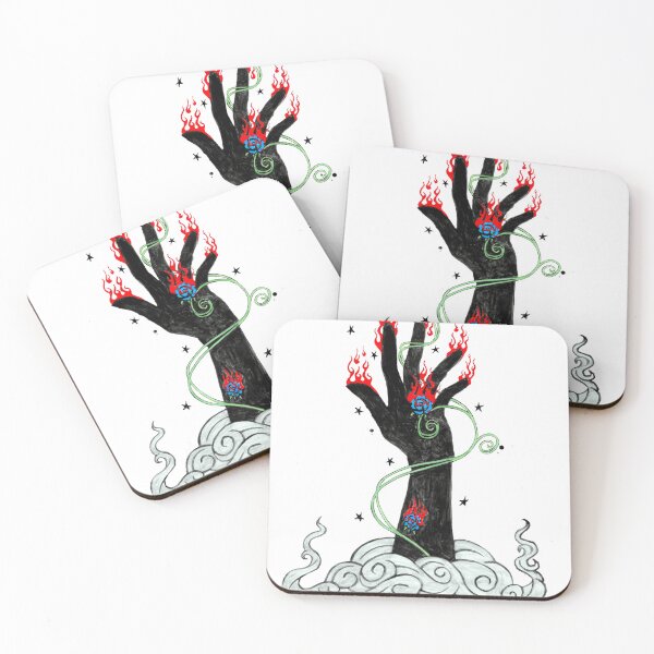 Item preview, Ace Of Wands - Fire & Shadow Tarot designed and sold by Hellsveiah.