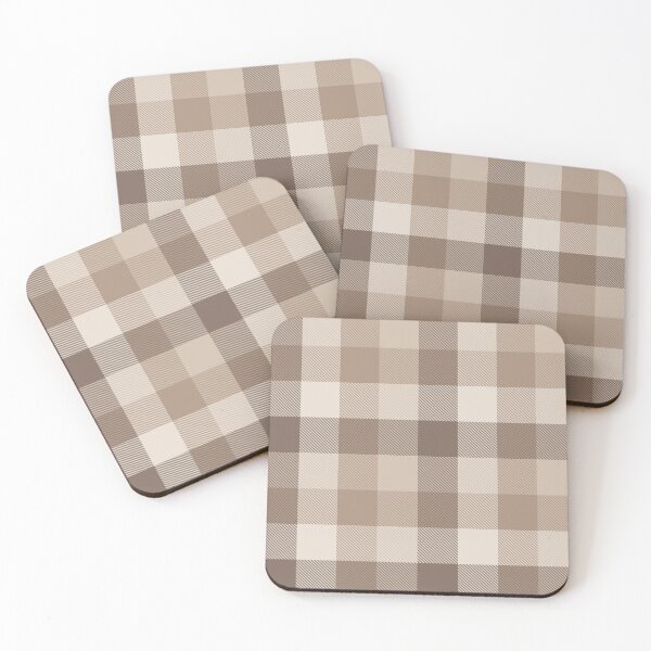 Item preview,  Neutral Earthy Tone Gingham Plaid Design  designed and sold by PatternTitan.