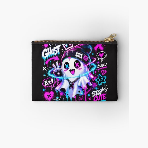 Item preview, Anime Ghost Graffiti Tee | Kawaii Streetwear Design designed and sold by JustResultsCo.