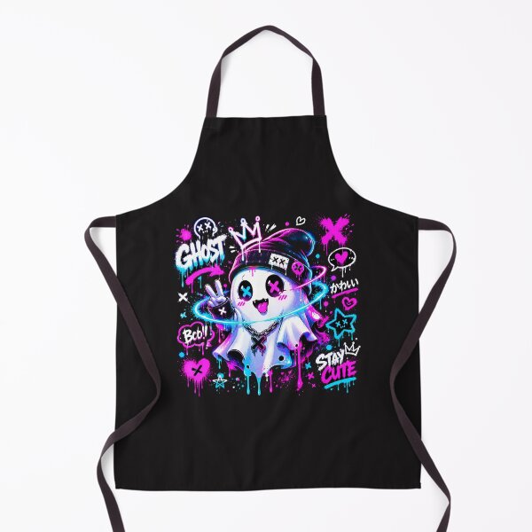 Item preview, Anime Ghost Graffiti Tee | Kawaii Streetwear Design designed and sold by JustResultsCo.