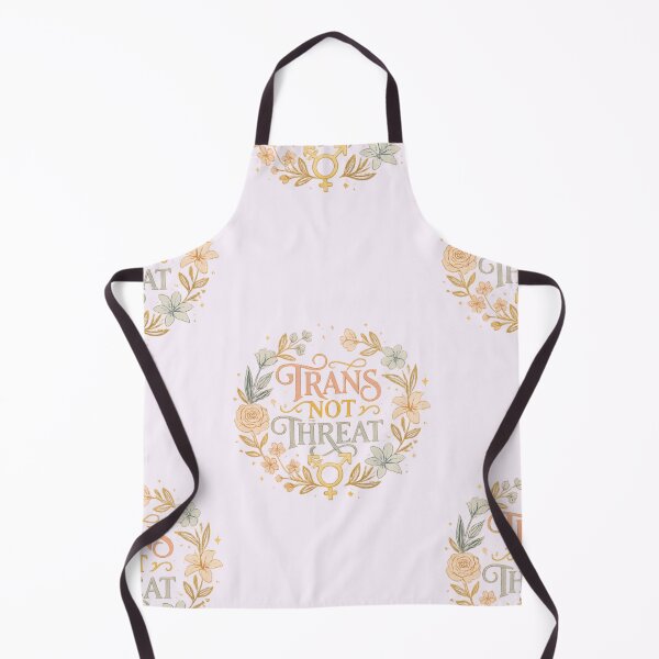 Item preview, Trans Not Threat Floral LGBTQ Pride PNG | Pastel Transgender Support Design designed and sold by arifali786.