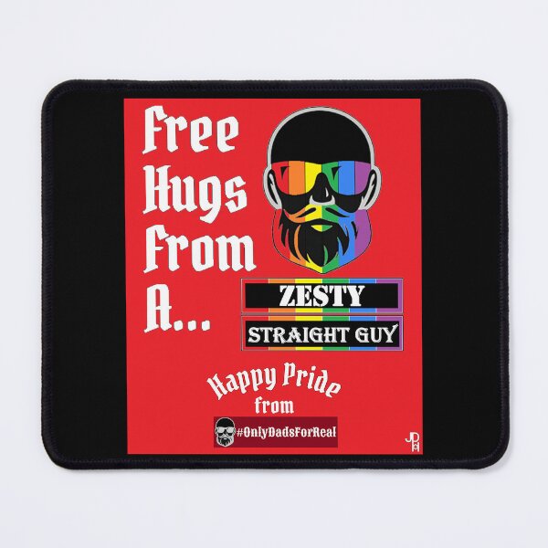 Item preview, Free Hugs Zesty Straight Guy (Red) *More Colors Available in Collection designed and sold by OnlyDadsForReal.