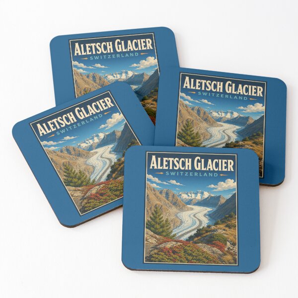 Item preview, Aletsch Glacier - Switzerland designed and sold by GoodOldVintage.