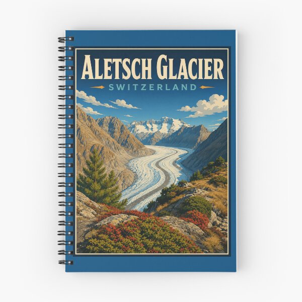 Item preview, Aletsch Glacier - Switzerland designed and sold by GoodOldVintage.