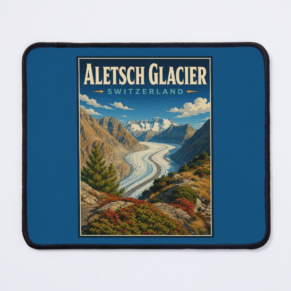 Item preview, Aletsch Glacier - Switzerland designed and sold by GoodOldVintage.